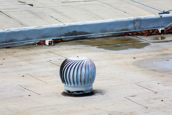 Flat Roof Vent Installation in Sanford